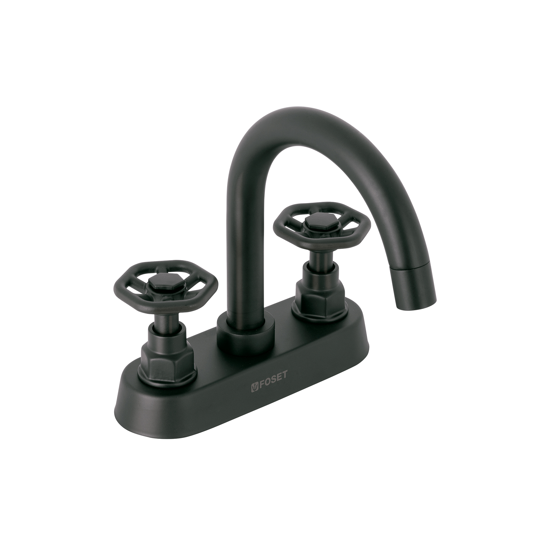 Mezcladora p/lavabo,bar,manerales redondos,negro mate,Tubig