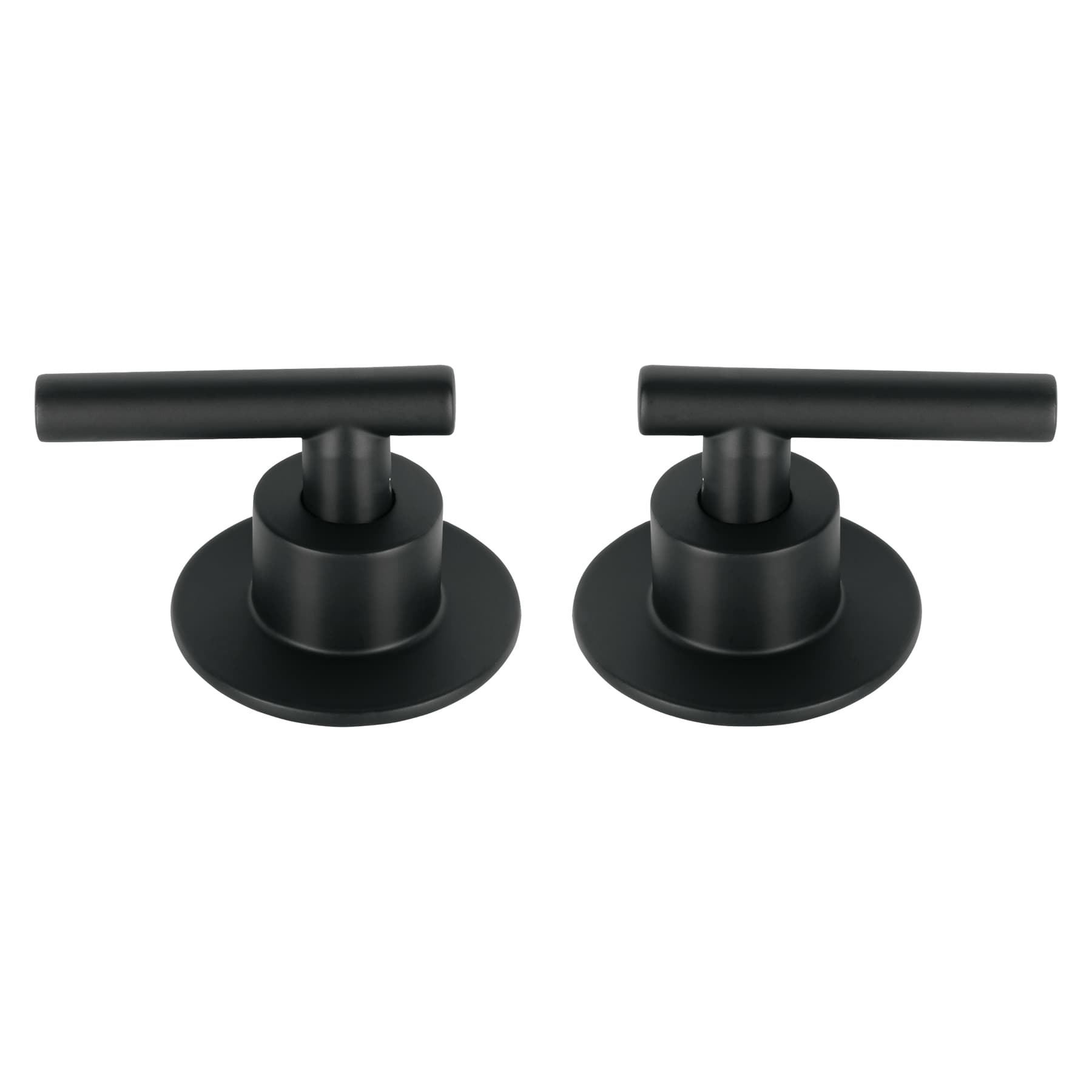 Juego de 2 manerales para regadera, palanca, negro, Tubig