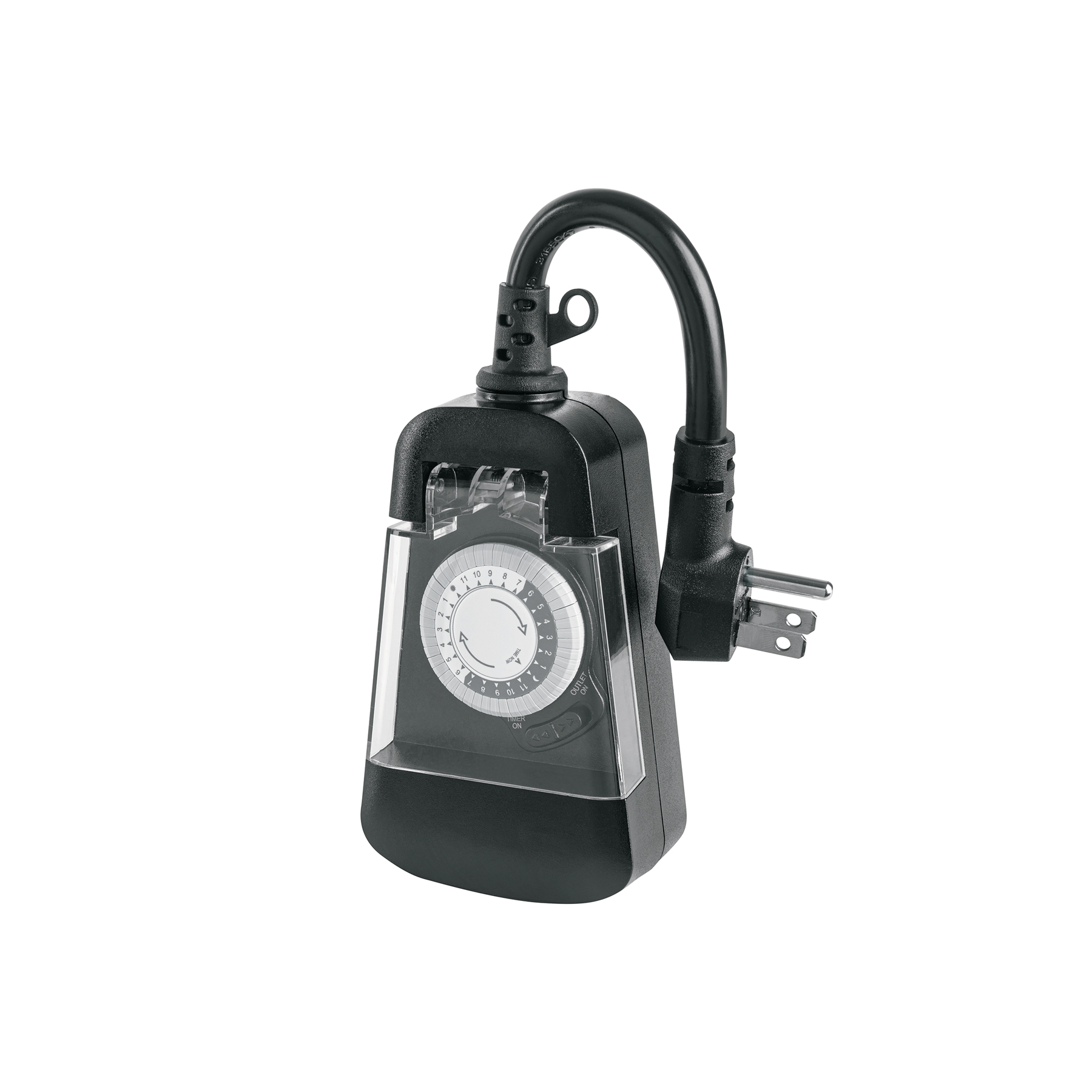 Temporizador analógico para uso en exteriores, Volteck