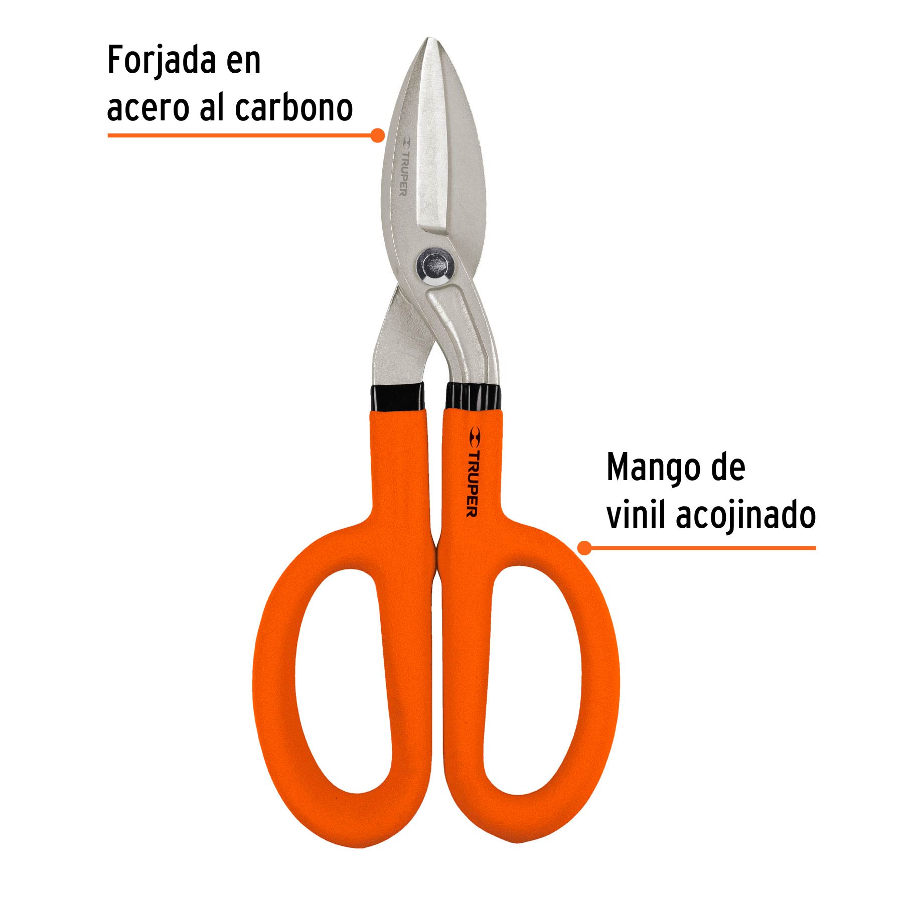 Tijera para hojalatero 10', Truper - Imagen 2