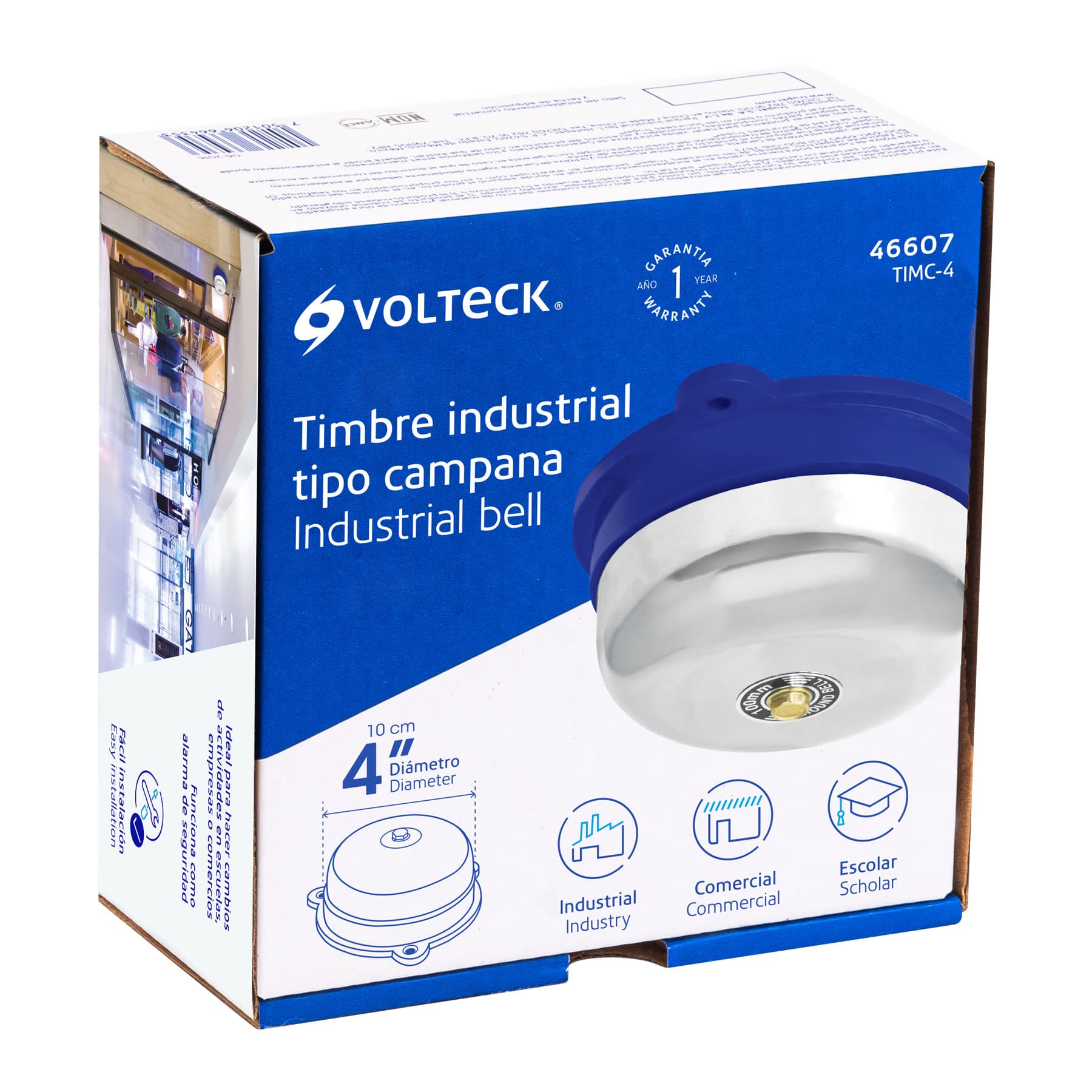 Timbre industrial tipo campana de 4', VOLTECK - Imagen 5