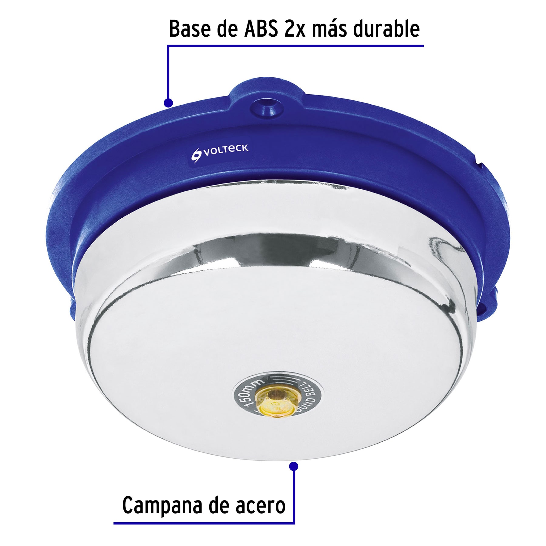 Timbre industrial tipo campana de 6', VOLTECK - Imagen 3