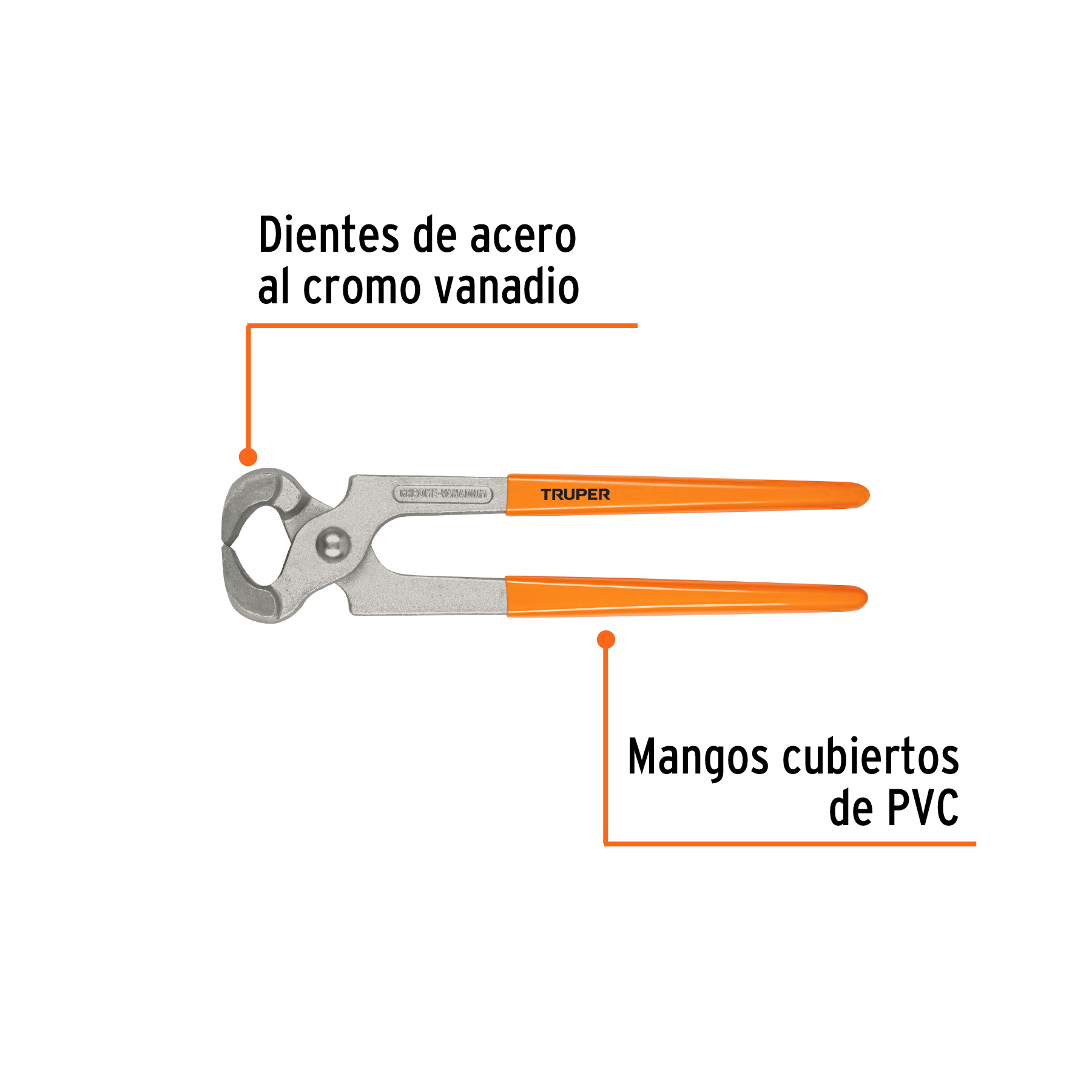 Tenaza para carpintero 10', Truper - Imagen 2