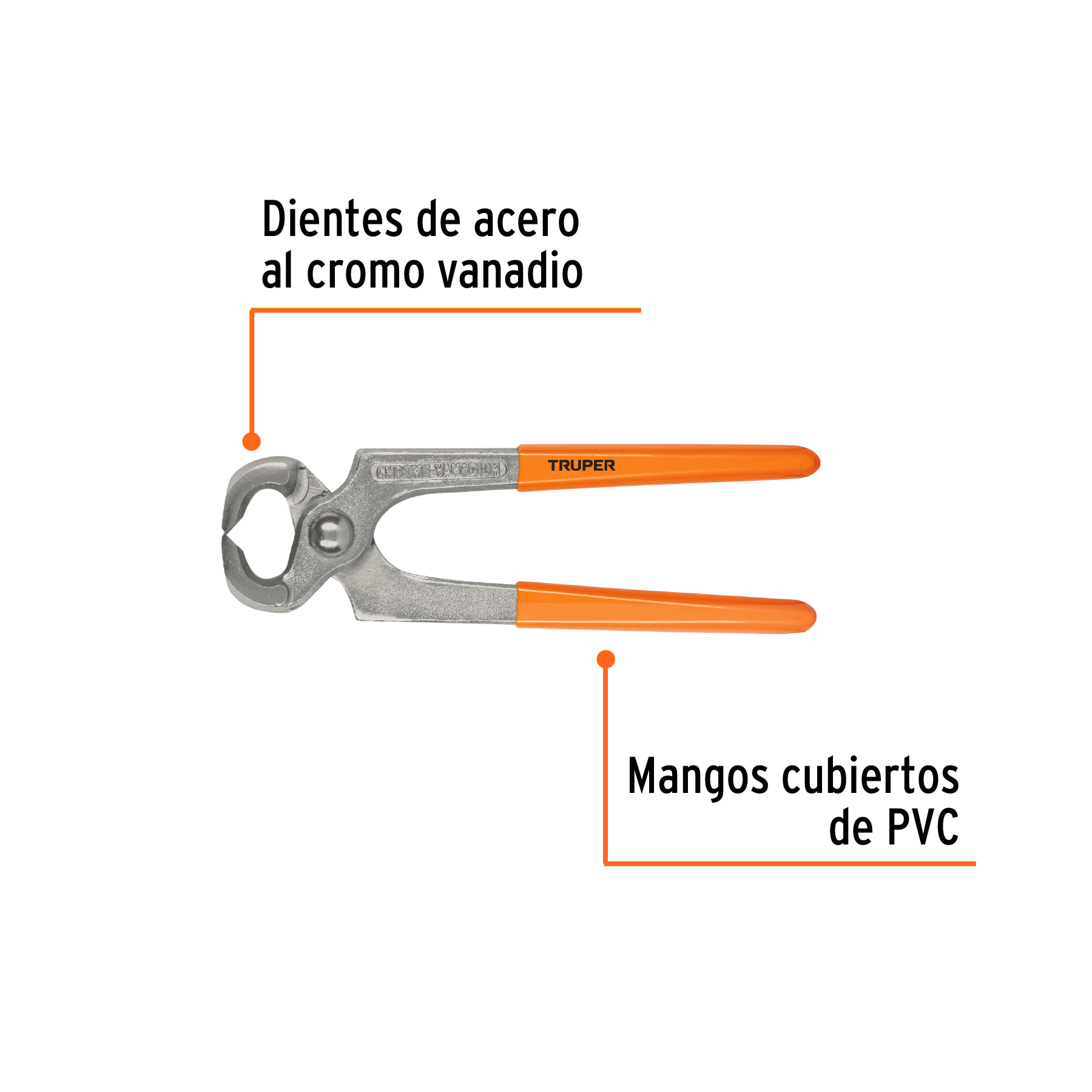 Tenaza para carpintero 6', Truper - Imagen 2