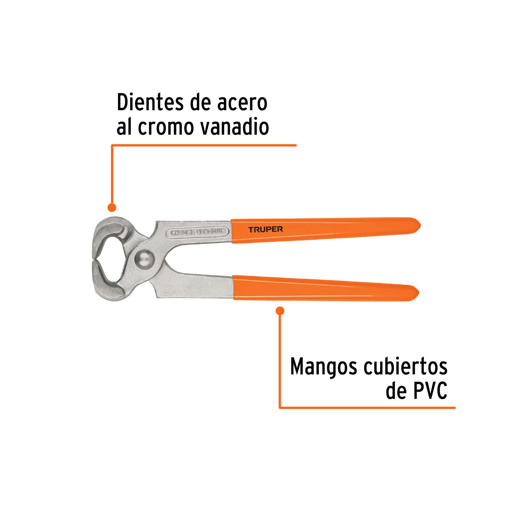 Tenaza para carpintero 8', Truper - Imagen 2