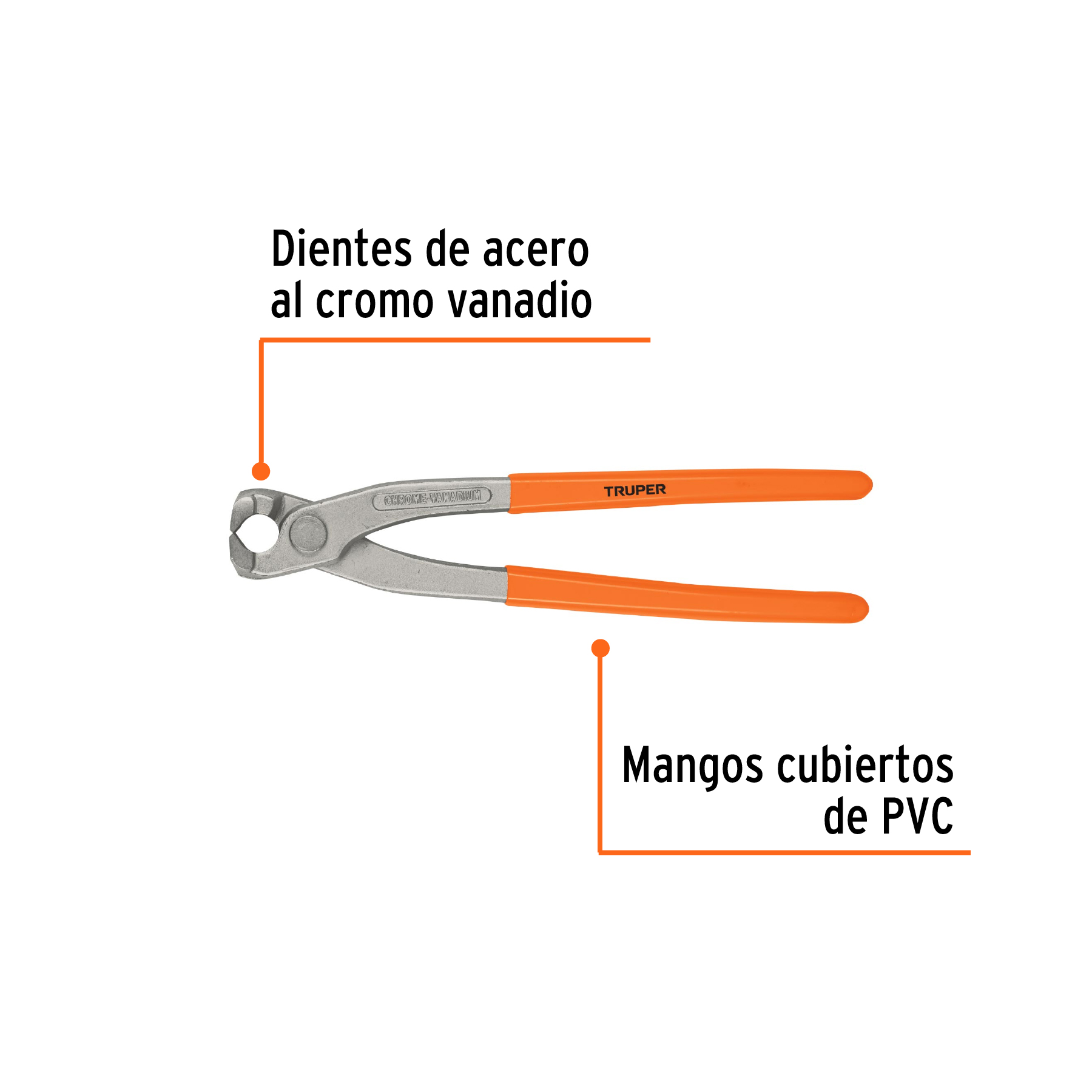 Tenaza de armador 9', Truper - Imagen 2