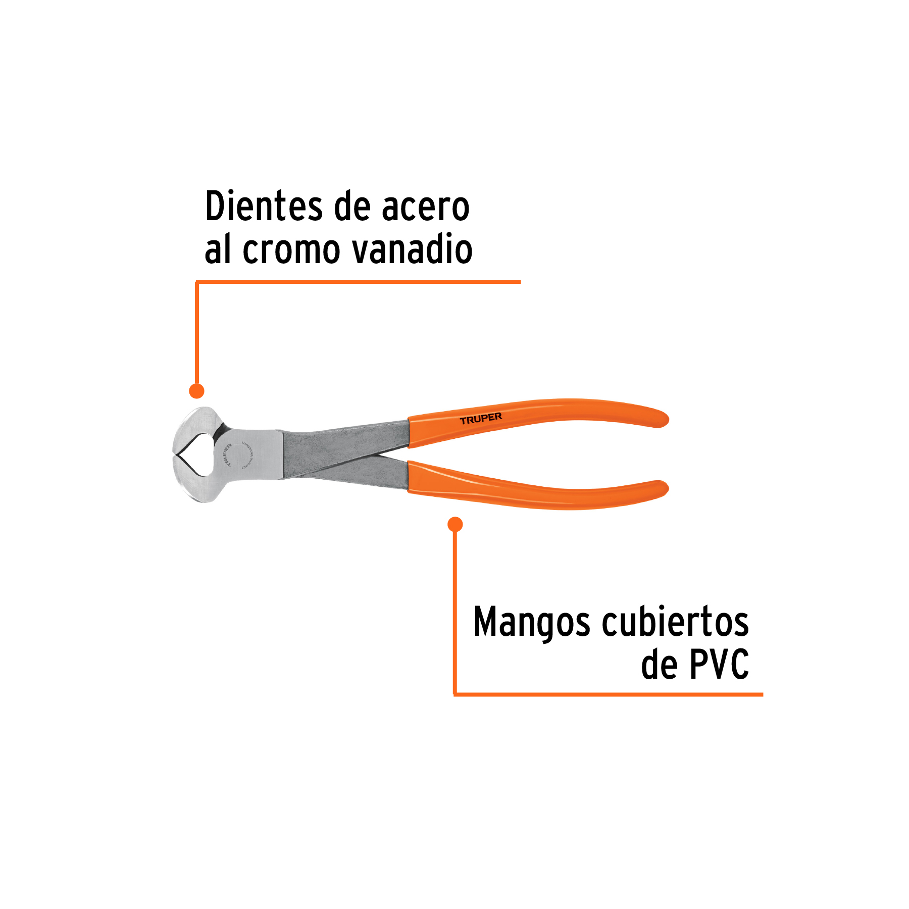 Tenaza plafonera industrial 10', Truper - Imagen 2