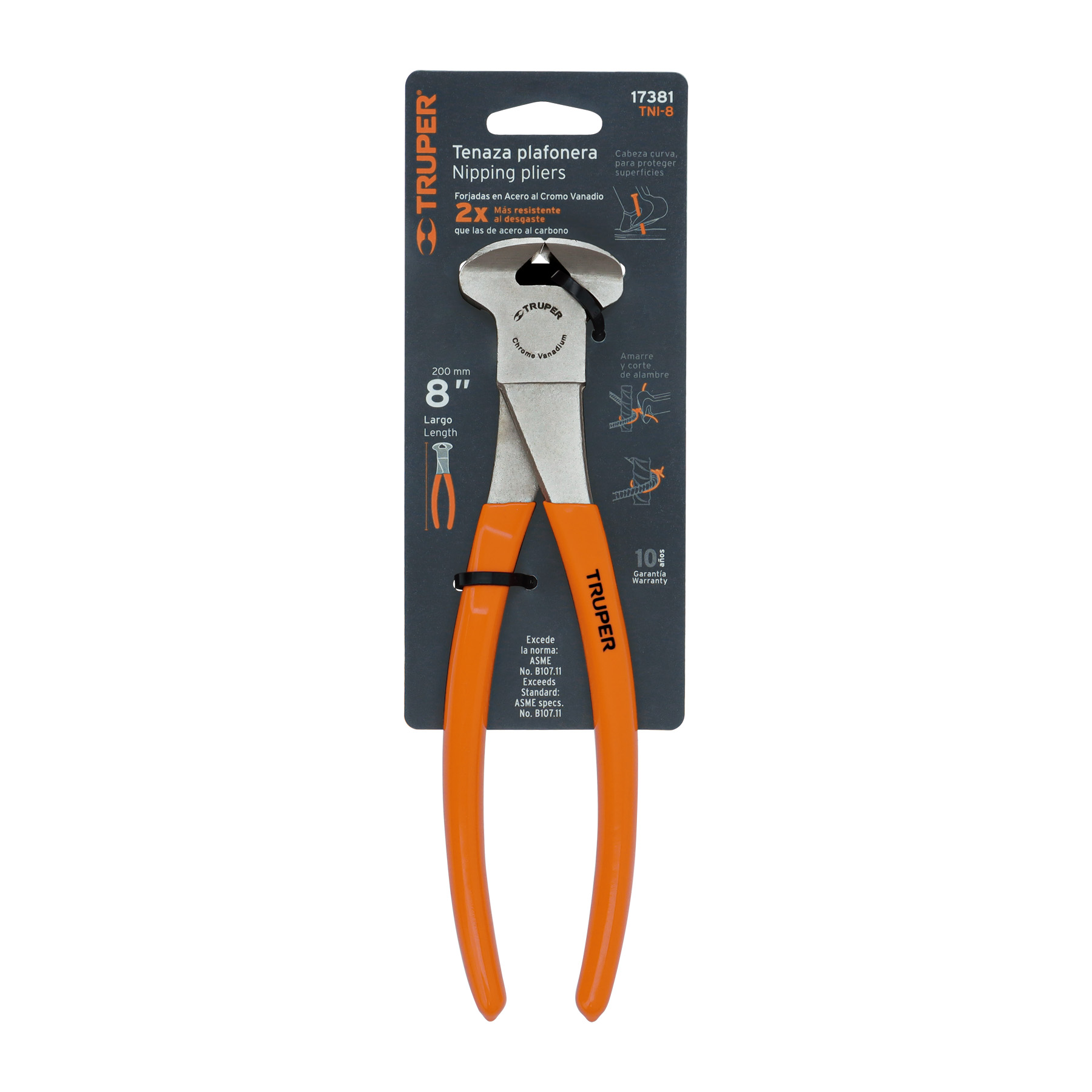 Tenaza plafonera industrial 8', Truper - Imagen 5