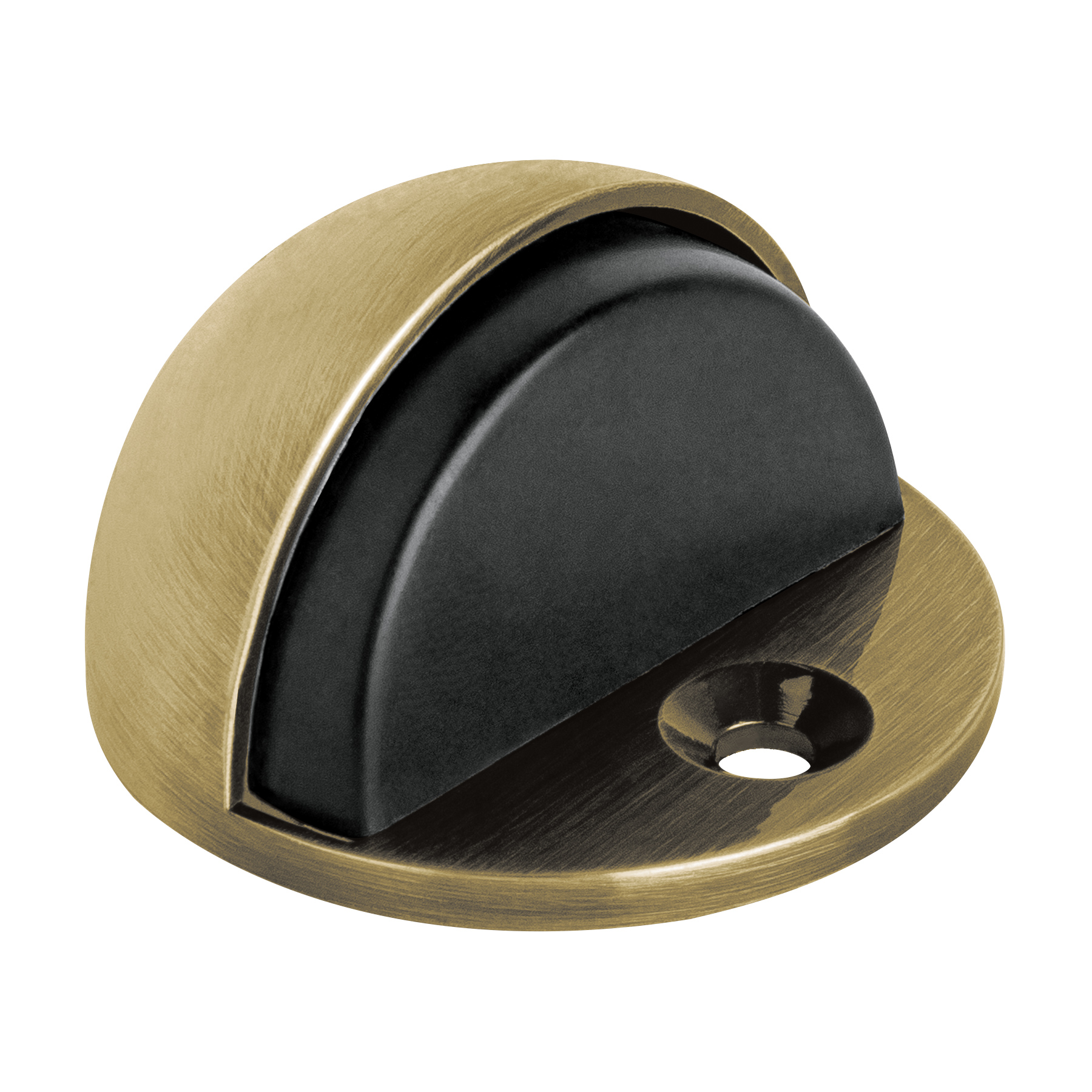 Tope tipo domo para puerta, acabado latón antiguo, HERMEX