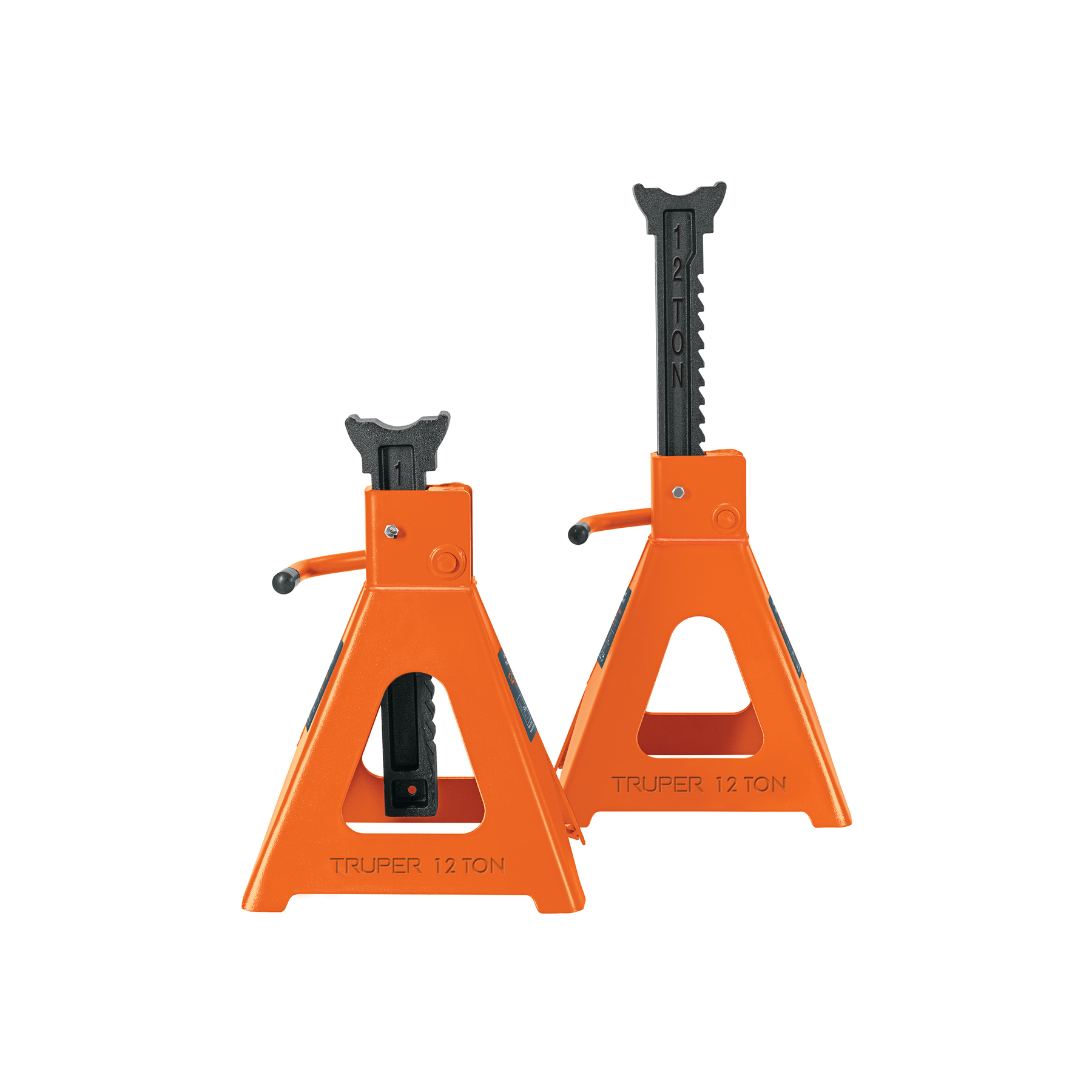 Caja con 2 torres de 12 ton para auto, Truper