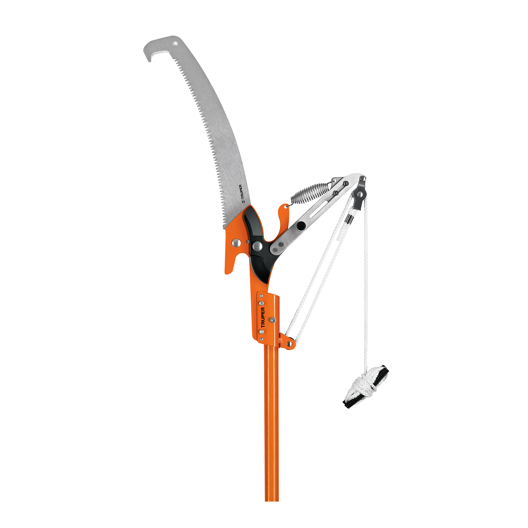 Cortador de ramas altas mango telescópico 3.6 m fibra vidrio