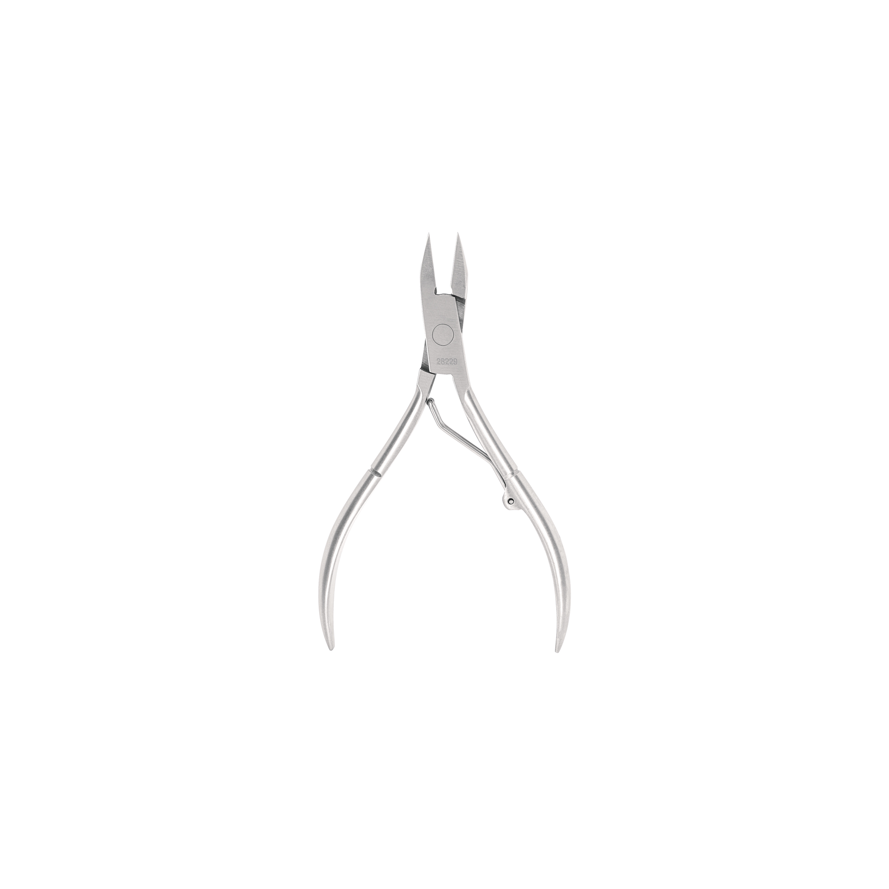 Alicate para pedicure 5' cabeza plana punta extrafina,PRETUL