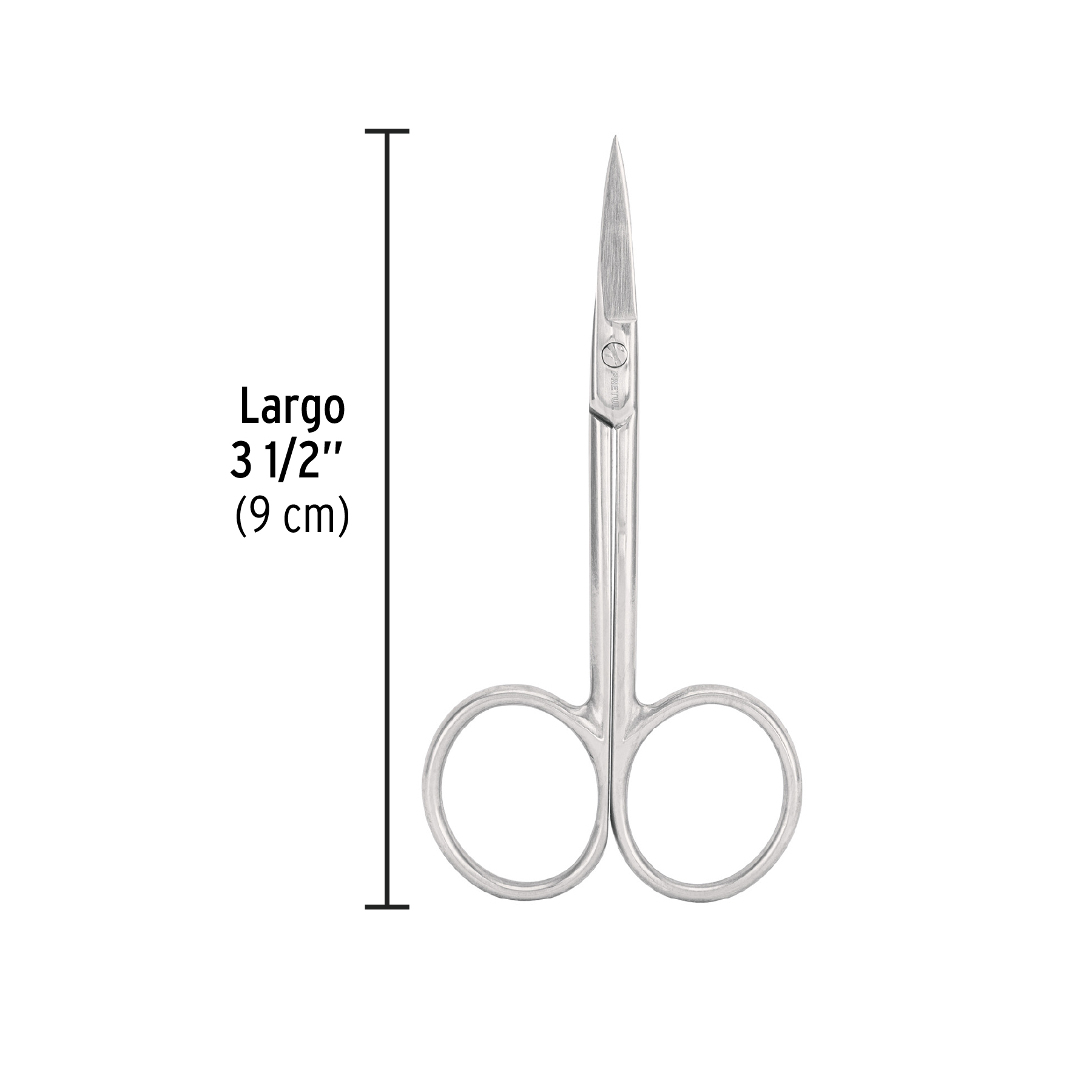 Tijera para manicure 3-1/2', punta fina, PRETUL - Imagen 3
