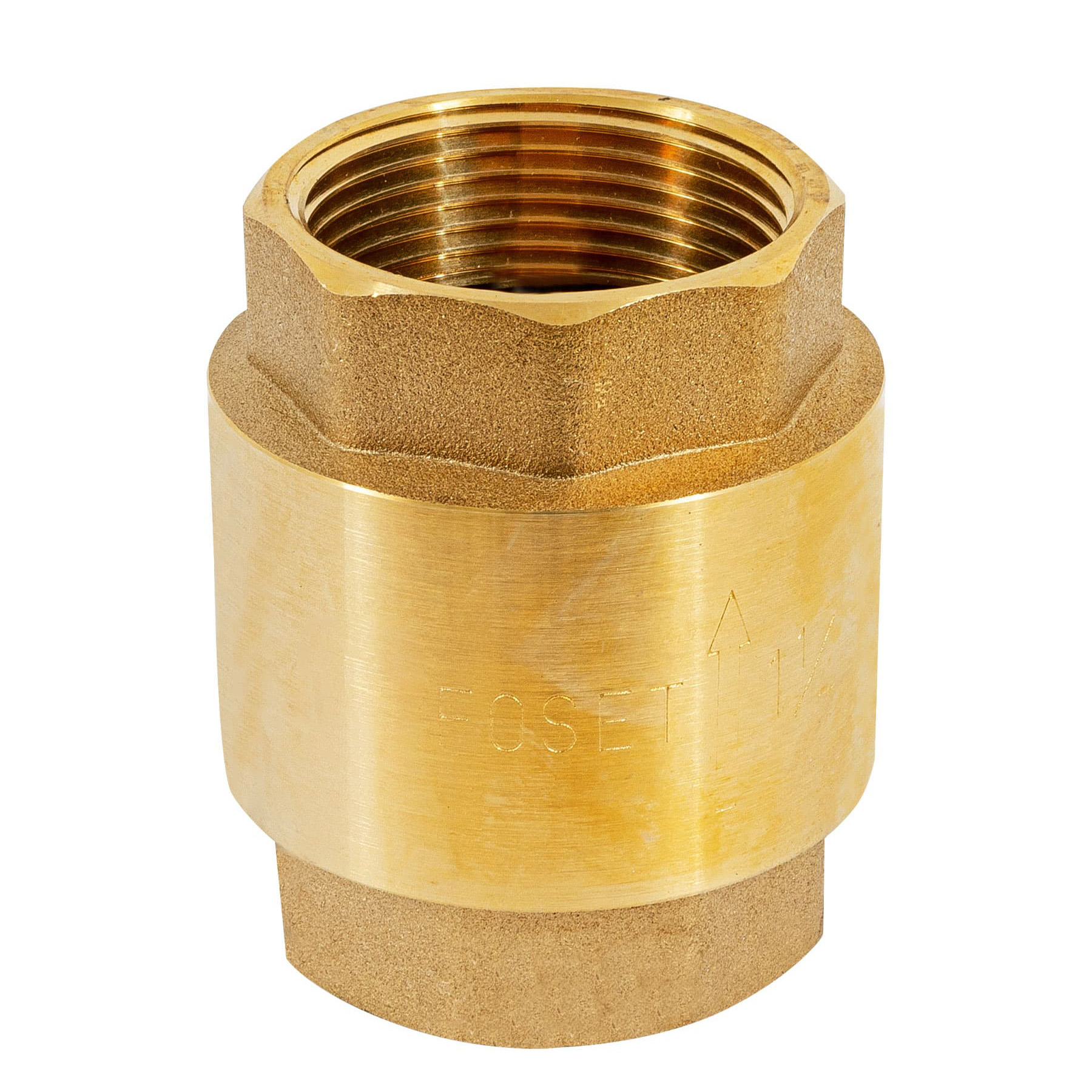 Válvula de retención de latón de 1 1/4', Foset