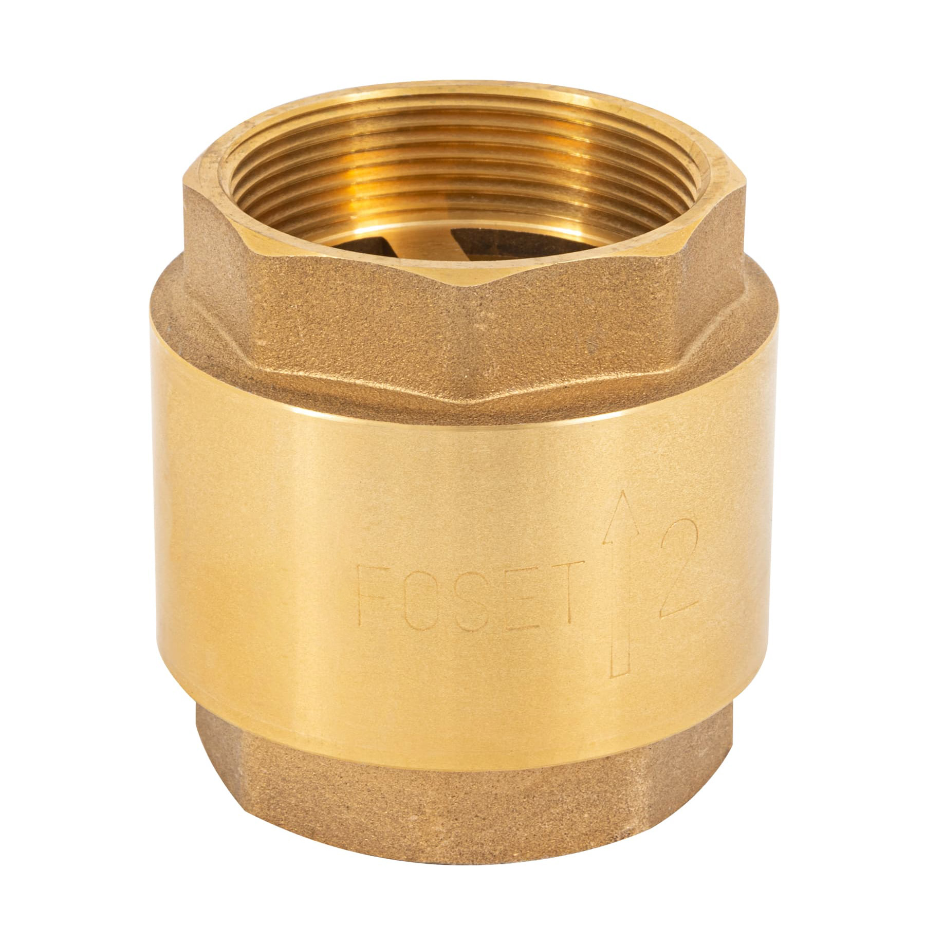 Válvula de retención de latón 2', Foset