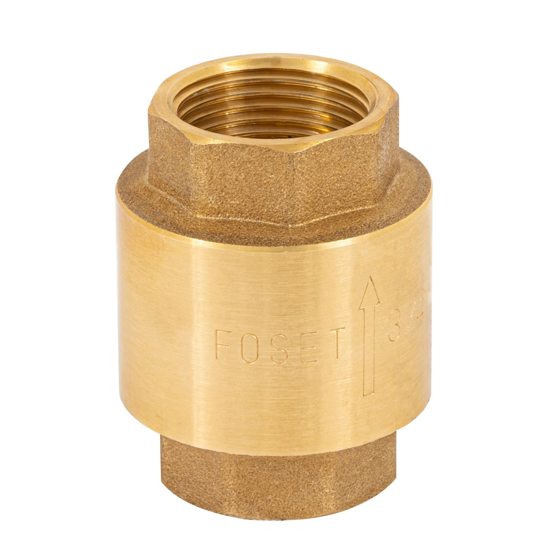 Válvula de retención de latón de 3/4', Foset