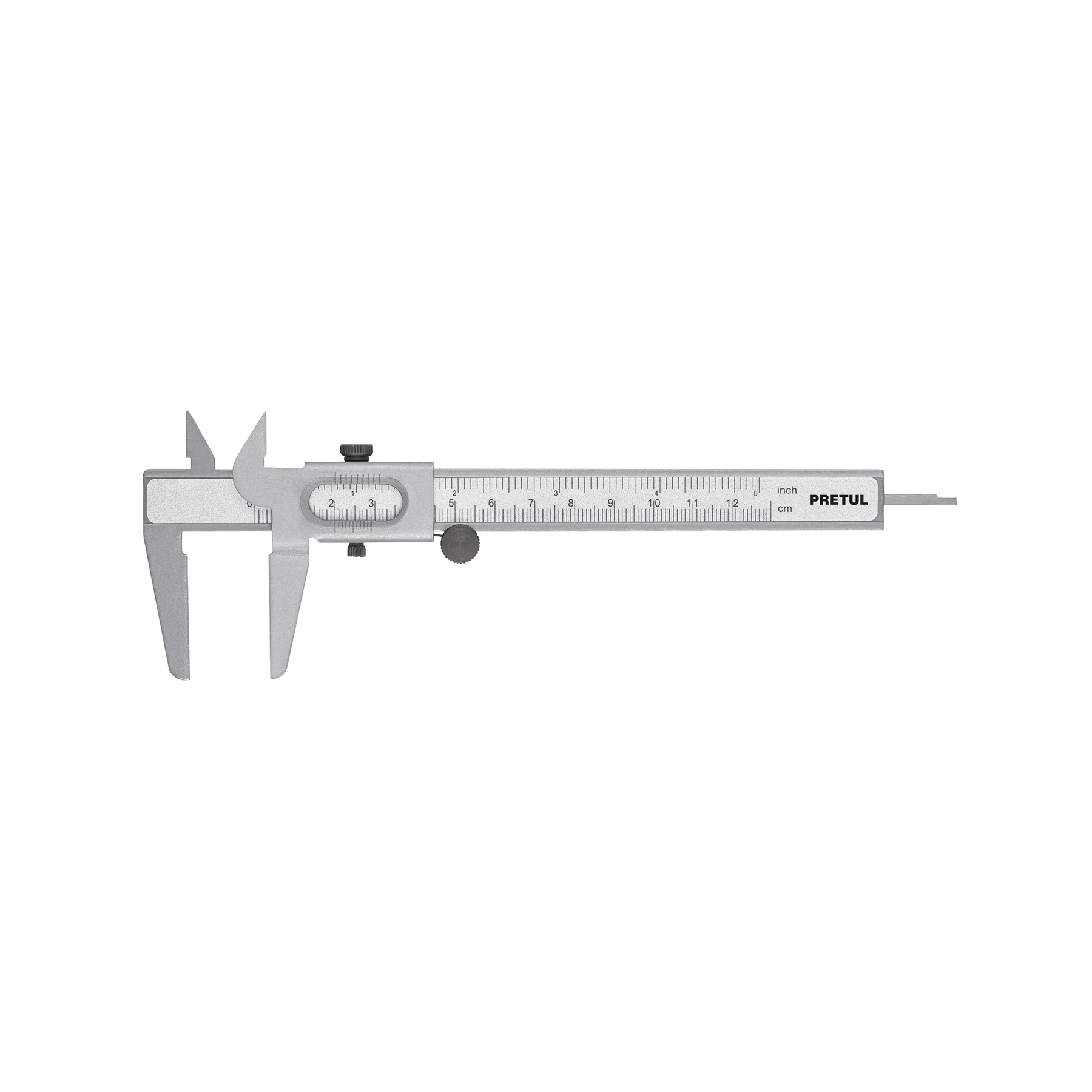 Calibrador vernier escolar 5', acero, std y mm, PRETUL