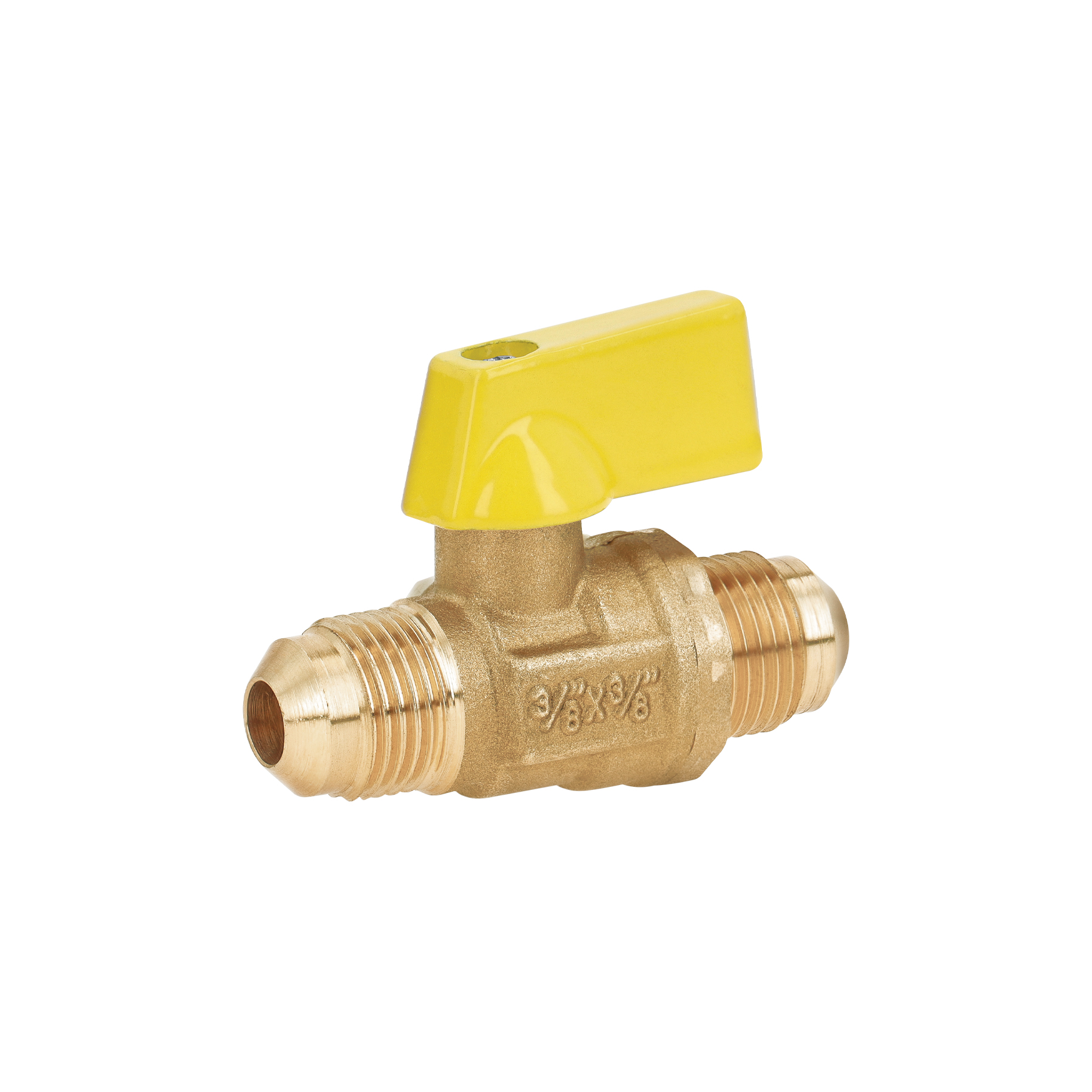 Válvula de control de latón p/gas, 3/8x3/8' Flare, FOSET