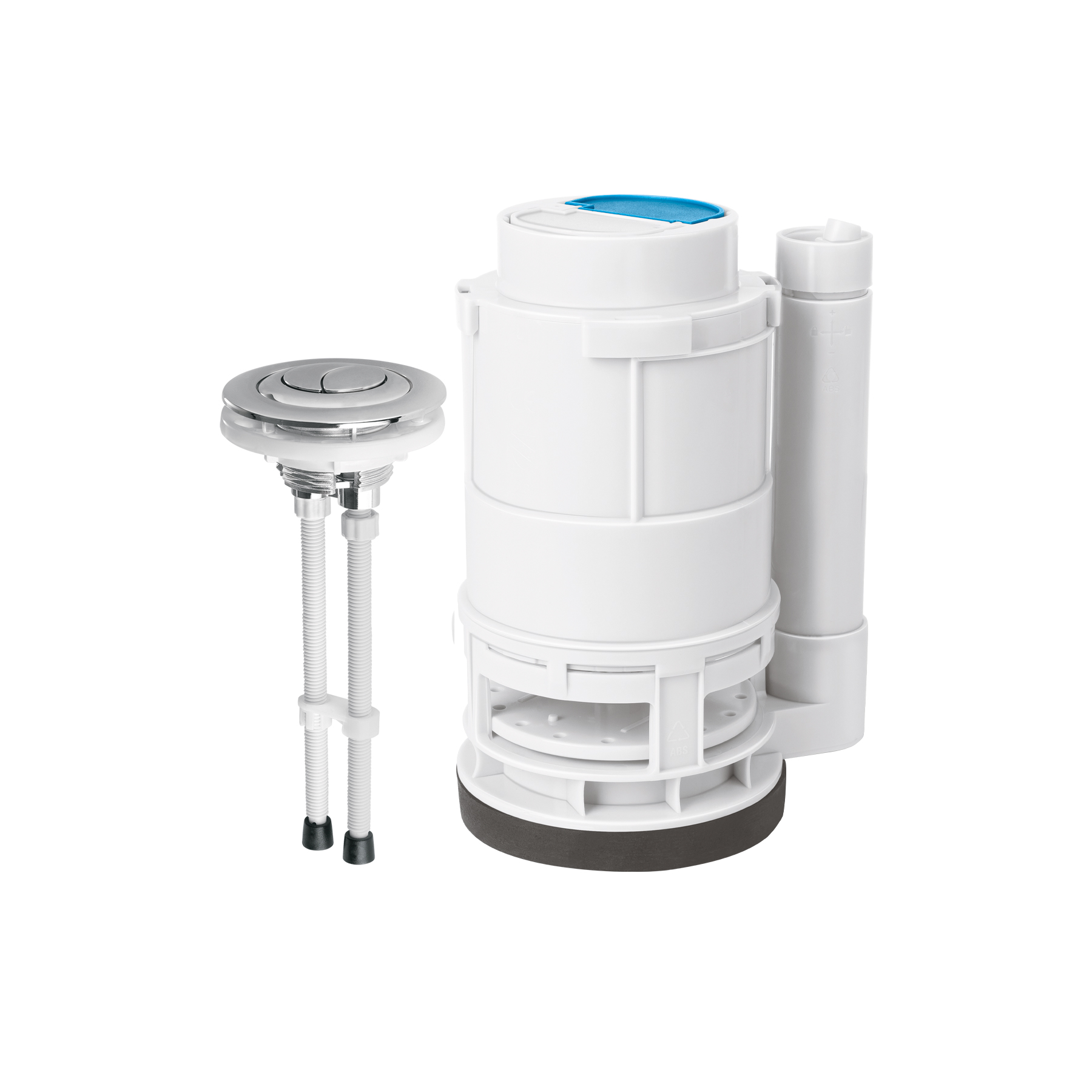 Válvula de descarga dual para EC One-Piece de 3' con botón