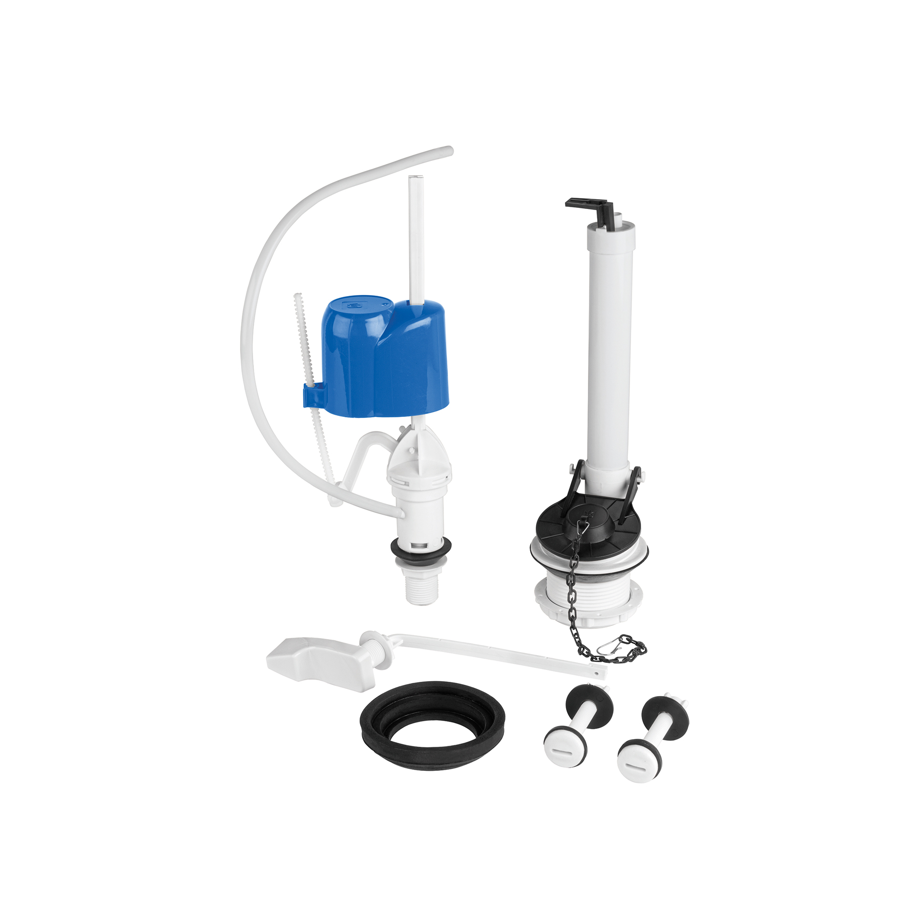 Juego de reparación p/WC con válvula de flotador compacto