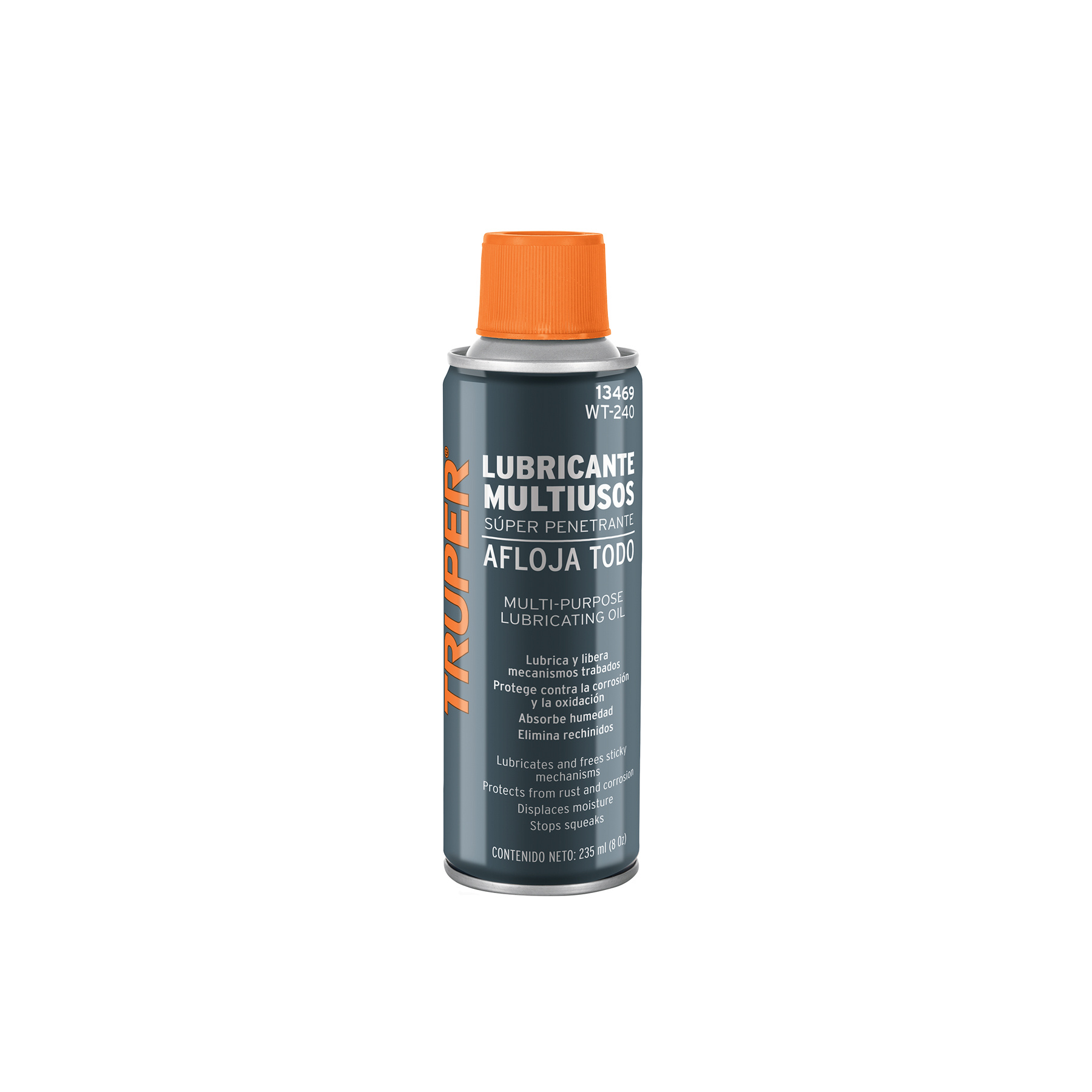 Lubricante multiusos en aerosol, 235ml (8oz), TRUPER